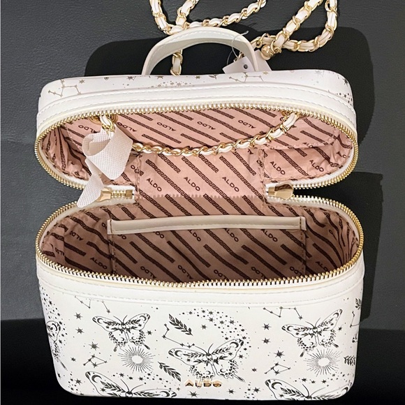 ALDO White and Gold Butterfly Women's Leather Bag 🦋 - Picture 5 of 6